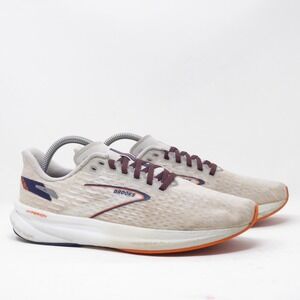 Brooks Hyperion Mens Running Shoes Oyster Mushroom/Black Iris Size 8.5